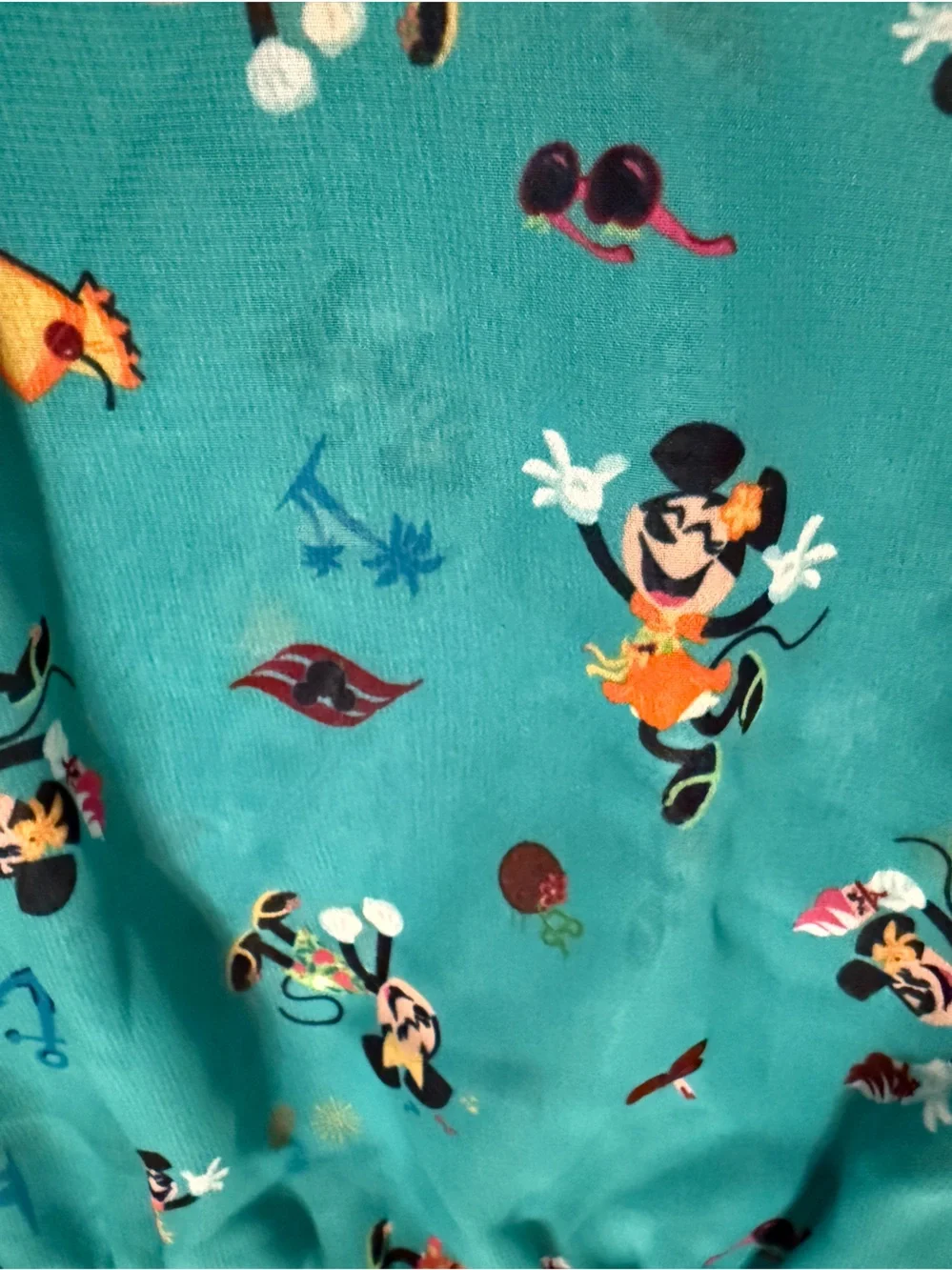 Disney cruise line Girls swim cover dress  EUC small